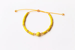 Yellow Moon Seed Beads
