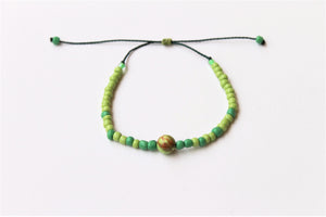 Green Moon Seed Beads