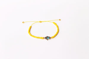 Yellow Seed Beads with Kaf